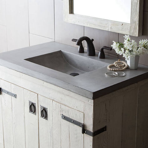 mikro beton lavabo