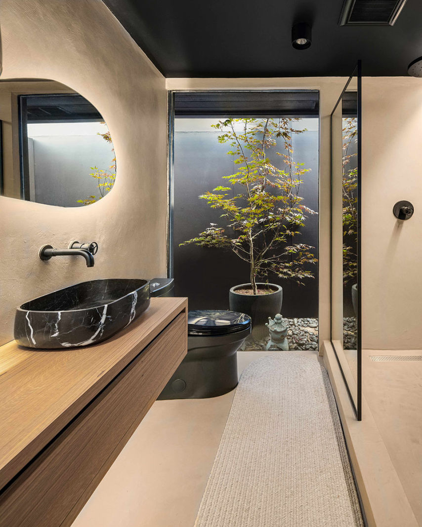 Micro Concrete bathroom application
