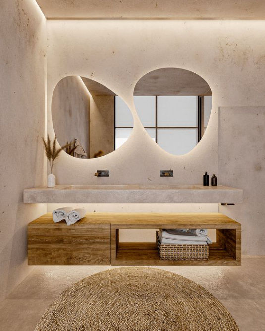 Micro Concrete bathroom application